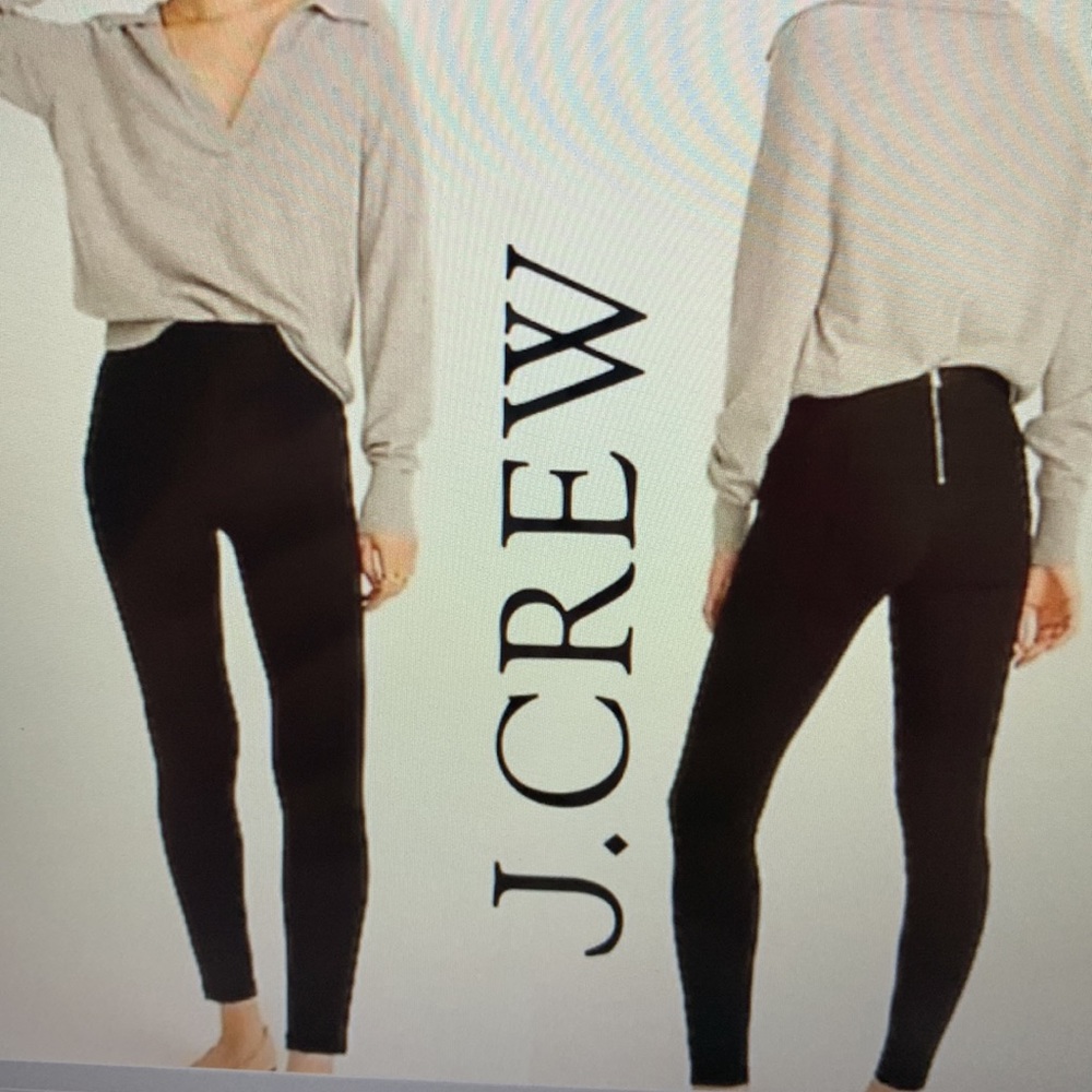 JCrew ‘Dannie’ Classic Black Skinny Ankle Pants - 8R